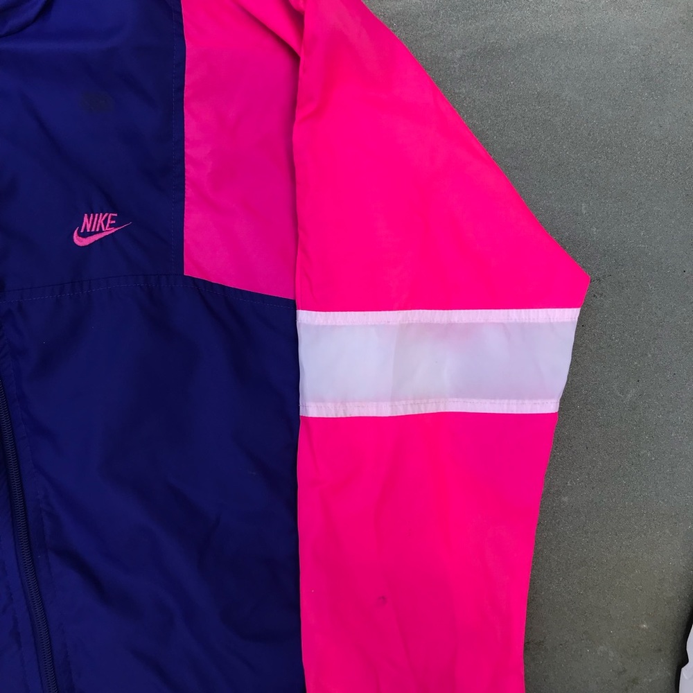 Nike Vintage windbreaker women’s neon small - Picture 2 of 8